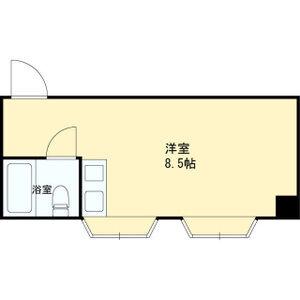 ラパンジール京町堀(ワンルーム/4階)の間取り写真