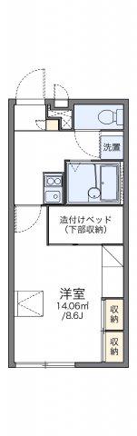 レオパレス純(1K/2階)の間取り写真