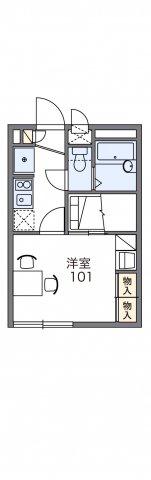 サンシャインベイ名四(1K/2階)の間取り写真