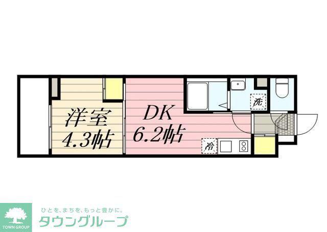 HF西巣鴨レジデンスII(1DK/3階)の間取り写真