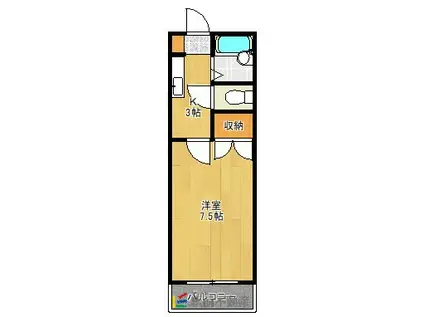 メゾン本庄(1K/2階)の間取り写真