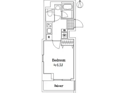ヴェルステージ大森町駅前(1K/7階)の間取り写真