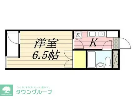 メゾン・ド・アンピール(1K/3階)の間取り写真