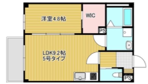 NUT SYOJAKU(1LDK/1階)の間取り写真