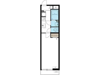 リブリ・GRANTERRACE(1K/1階)の間取り写真