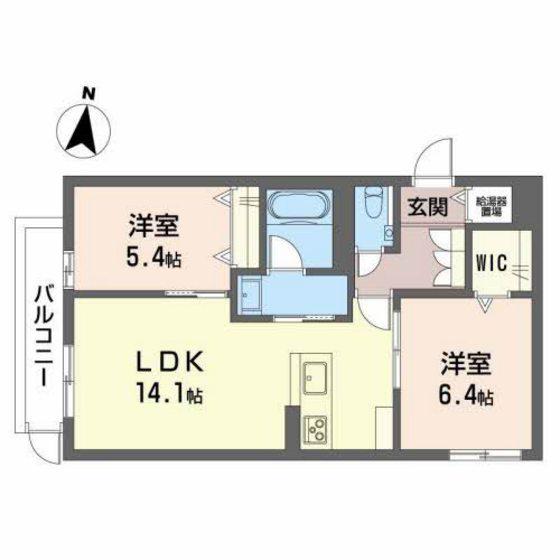アルタ・クオリタ(2LDK/2階)の間取り写真