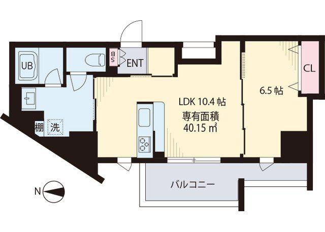 VEREDA NAKANO(1LDK/7階)の間取り写真