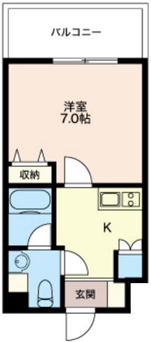 エスティメゾン亀戸(1K/10階)の間取り写真