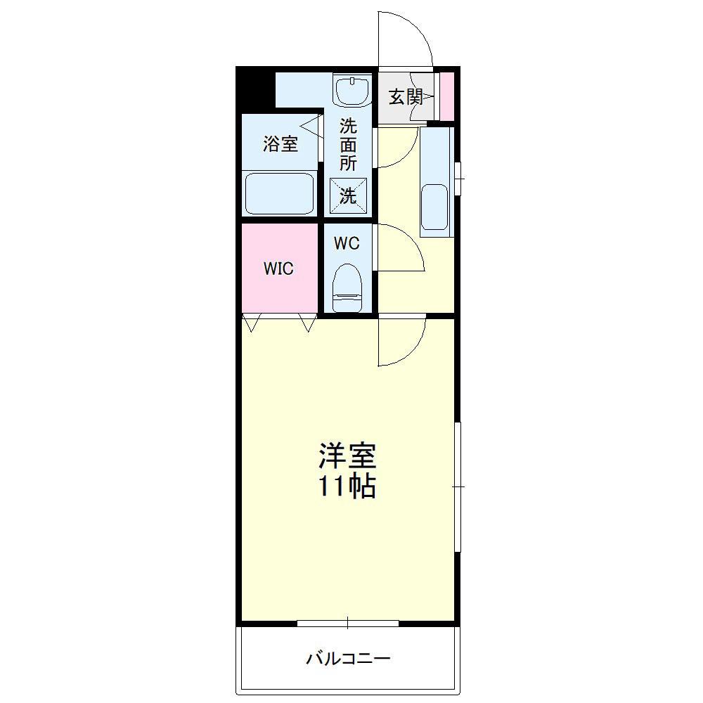 T-AROMA II(1K/5階)の間取り写真