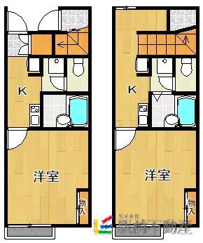 レオパレスかりゆし公(1K/2階)の間取り写真