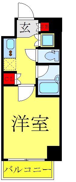 ルーブル大塚弐番館(1K/3階)の間取り写真