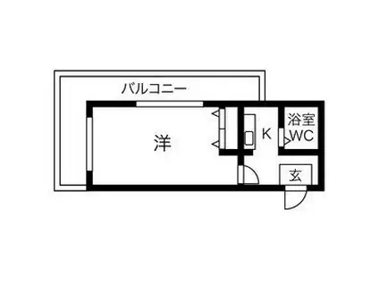 プレアール和泉大宮(1K/3階)の間取り写真