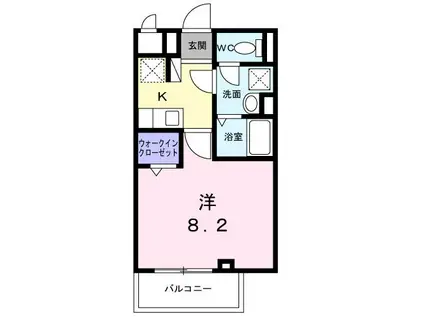 ジョリエメゾン千石(1K/4階)の間取り写真