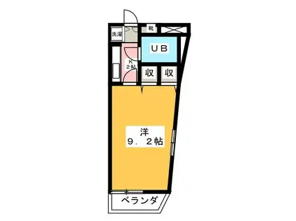 アーガスヒルズ66(1K/1階)の間取り写真