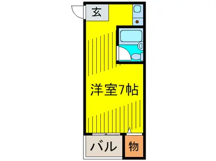 ダイドーファイブ(ワンルーム/5階)の間取り写真