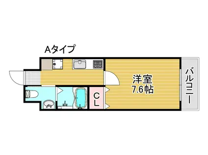 FDS FELICE(1K/5階)の間取り写真