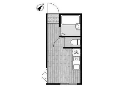 エムズコートアサガヤ(ワンルーム/1階)の間取り写真