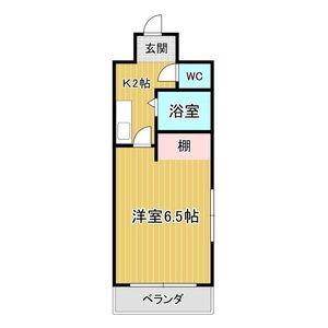 ルネッサンスワン(1K/3階)の間取り写真