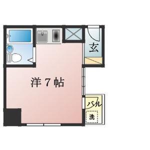 浜松アクタス(ワンルーム/4階)の間取り写真