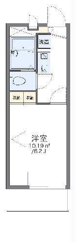レオパレスアイビーハウス(1K/3階)の間取り写真
