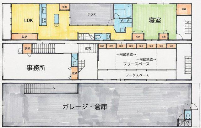 SROG守口(6LDK/1階)の間取り写真