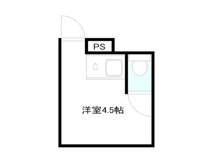 SHIMX OGI MAISON(ワンルーム/1階)の間取り写真