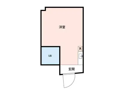 K&K所沢(ワンルーム/3階)の間取り写真