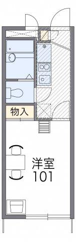 藤久ハイツ(1K/3階)の間取り写真