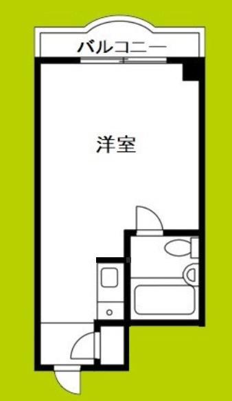 グロー美章園(ワンルーム/2階)の間取り写真