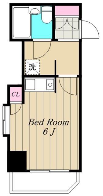 レジデンス三軒茶屋スクエア(ワンルーム/2階)の間取り写真