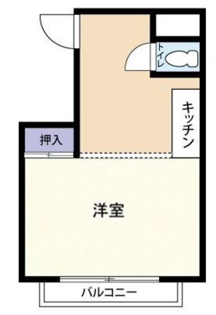 クロノス石神井台(1K/3階)の間取り写真