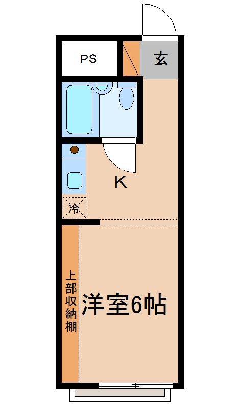 メゾン ドゥ マキ(ワンルーム/1階)の間取り写真