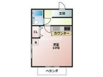 リバーサイドアネックス(1K/1階)の間取り写真