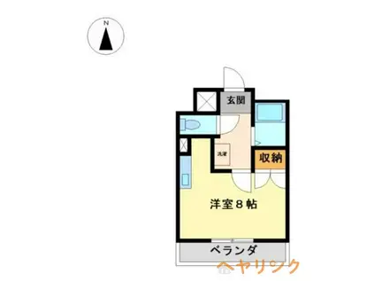 リバーサイド司(ワンルーム/3階)の間取り写真