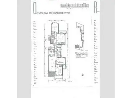 藤和ライブタウン北新在家(4LDK/4階)の間取り写真