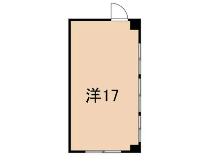 マキタビル(ワンルーム/3階)の間取り写真