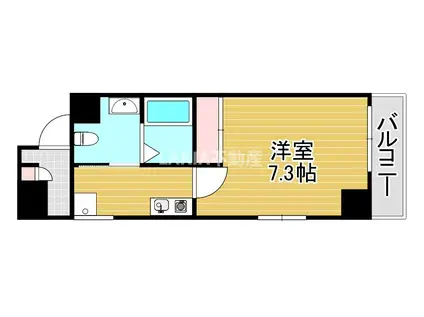 ヒルズR&A(1K/2階)の間取り写真