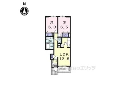 マイハウス(2LDK/1階)の間取り写真