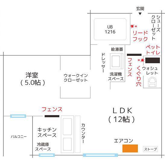 リコテシモ(1LDK/1階)の間取り写真