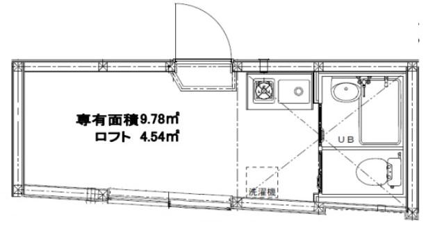 AZEST-RENT池袋(ワンルーム/2階)の間取り写真