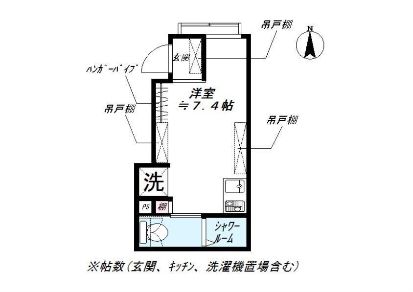NIDO NISHIOI(ワンルーム/1階)の間取り写真