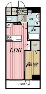 BELTS SHINJUKU レジデンス(1LDK/3階)の間取り写真