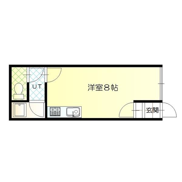 CASA VESINA(ワンルーム/2階)の間取り写真