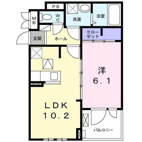 フォレスト光明池(1LDK/3階)の間取り写真
