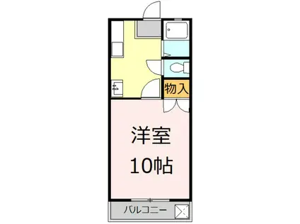 モジュール(1K/2階)の間取り写真