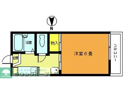 アイビーコーポ(1K/1階)の間取り写真