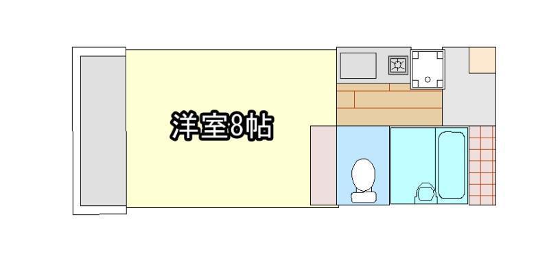 かずみね(ワンルーム/1階)の間取り写真