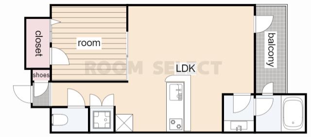 SKBUILDING-7(1LDK/7階)の間取り写真
