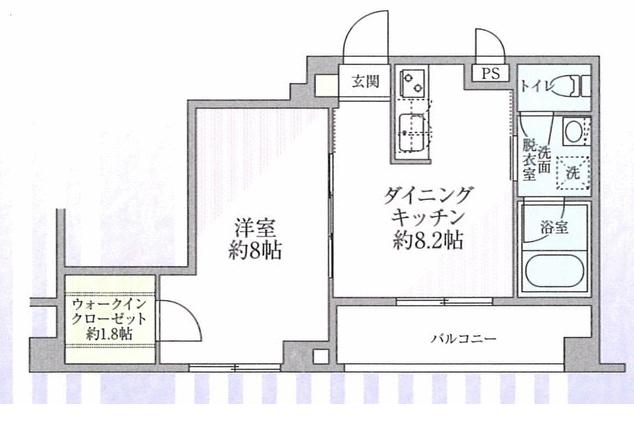 FERIO三鷹(1DK/3階)の間取り写真