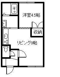 ロイヤルシャトレ(1DK/2階)の間取り写真